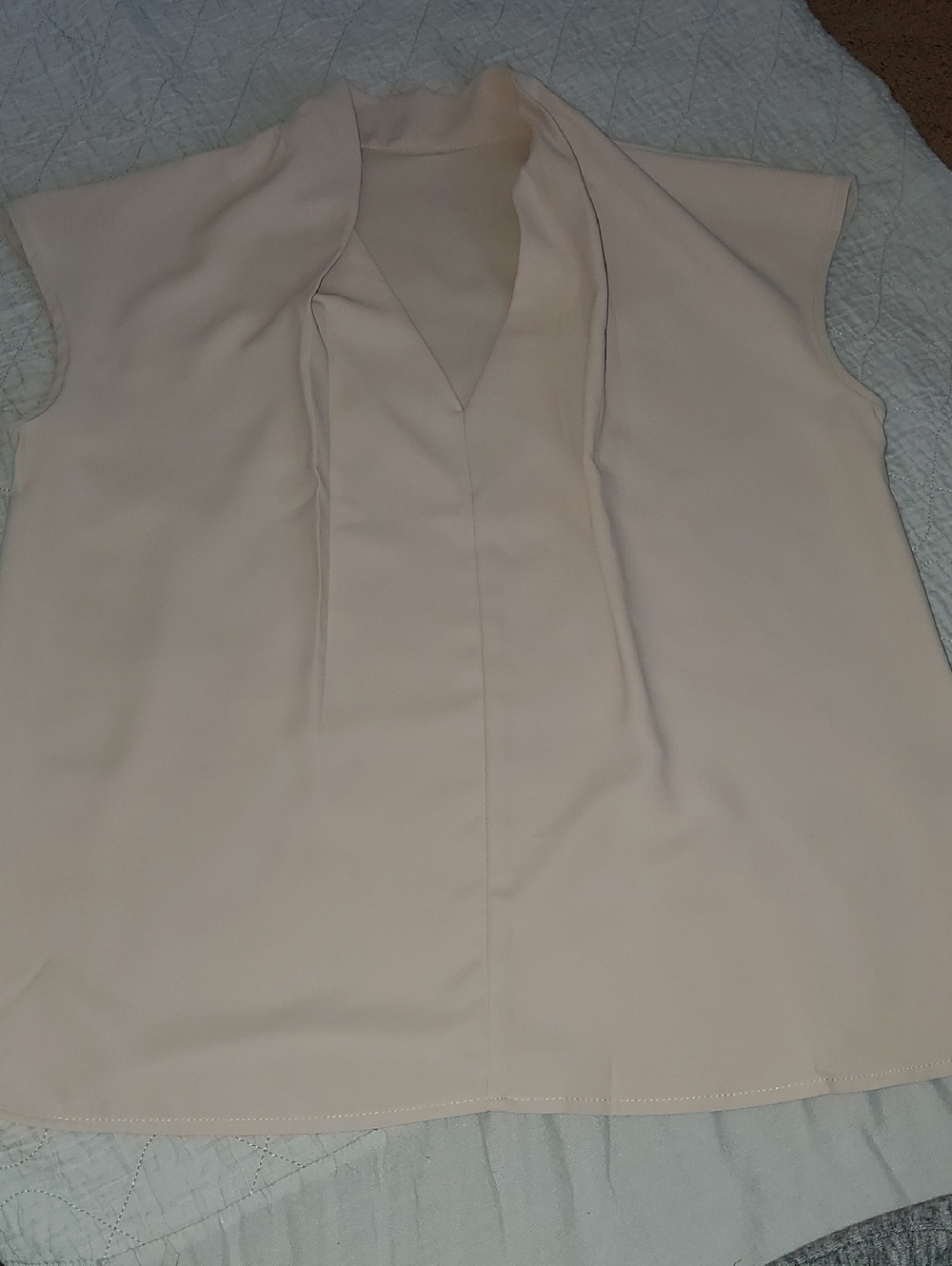 Sleeveless V-Neck Top